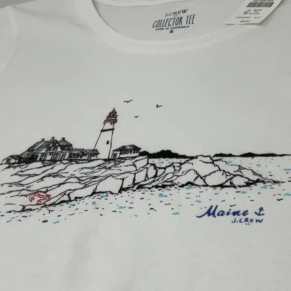 NWT J Crew women’s short sleeve Collector Tee, size S - Picture 3 of 4